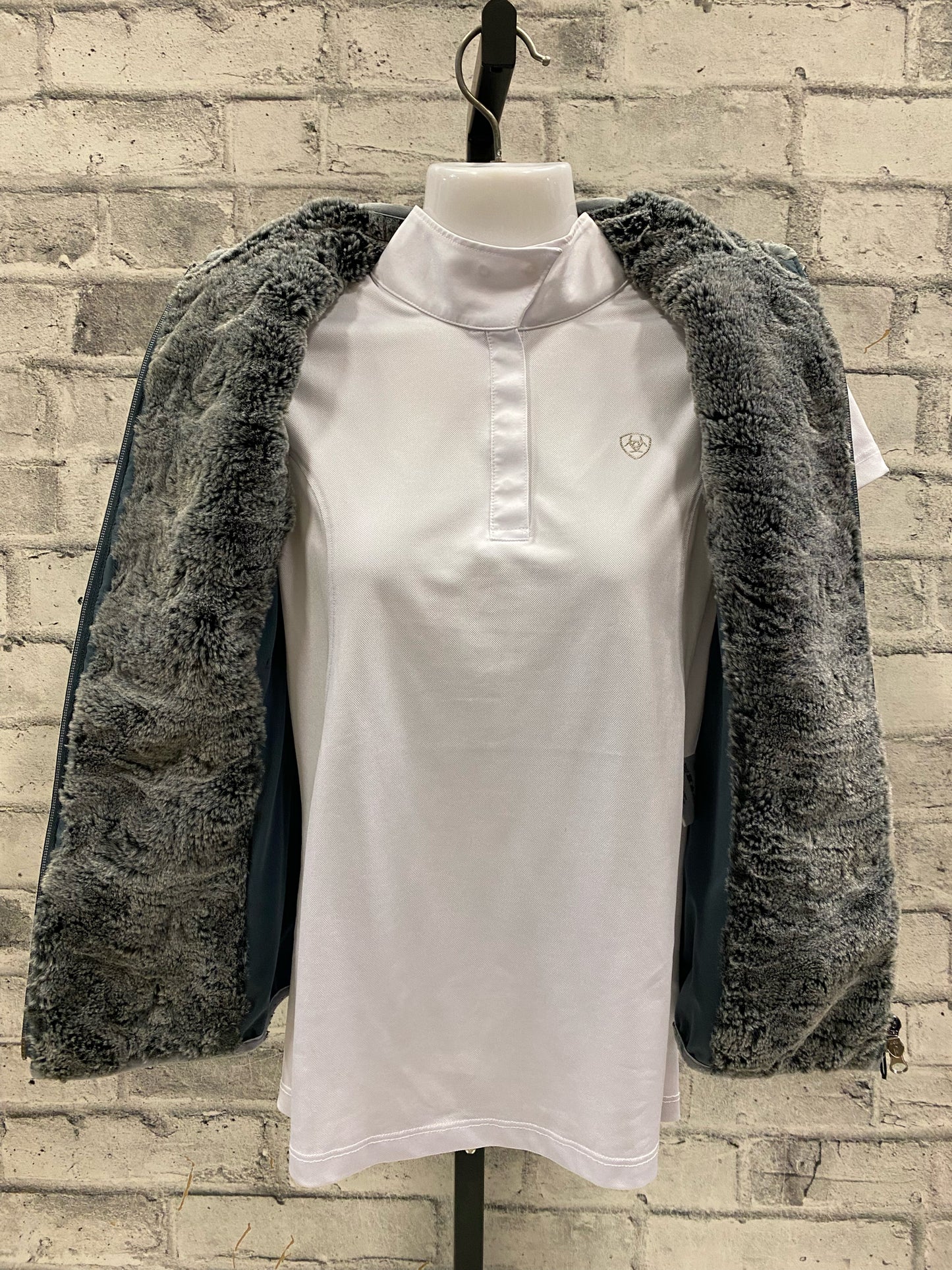 Tredstep Fuzzy Lined Vest Grey XS