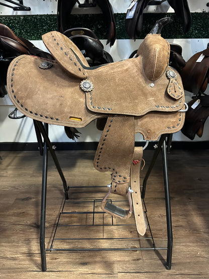 13" Double T Barrel Saddle - 7" Gullet