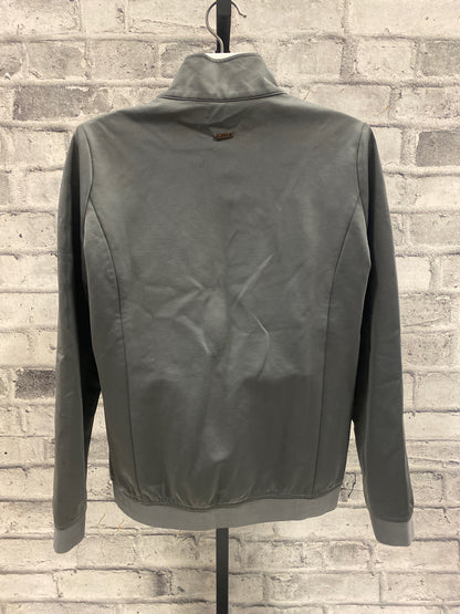 Alessandro Alabanese Platinum Zip Up Lightweight Jacket Grey L