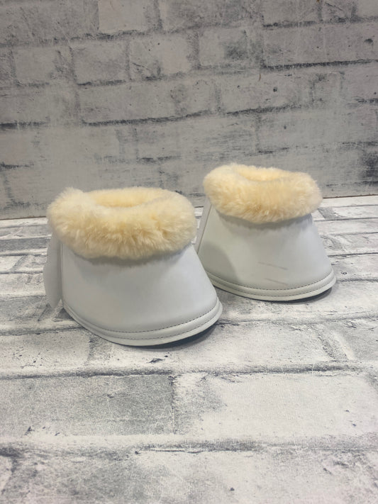 Sheepskin Top Bell Boots White XL