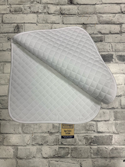 Passport Dressage Pad White F NEW