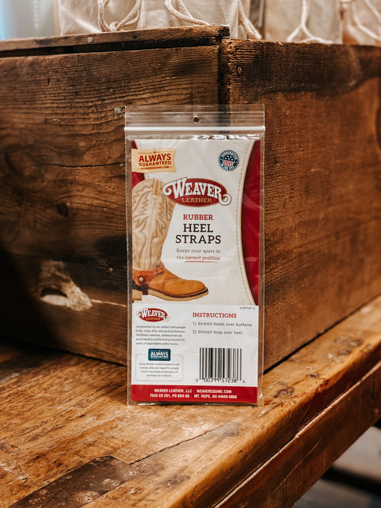 Weaver Rubber Heel Straps