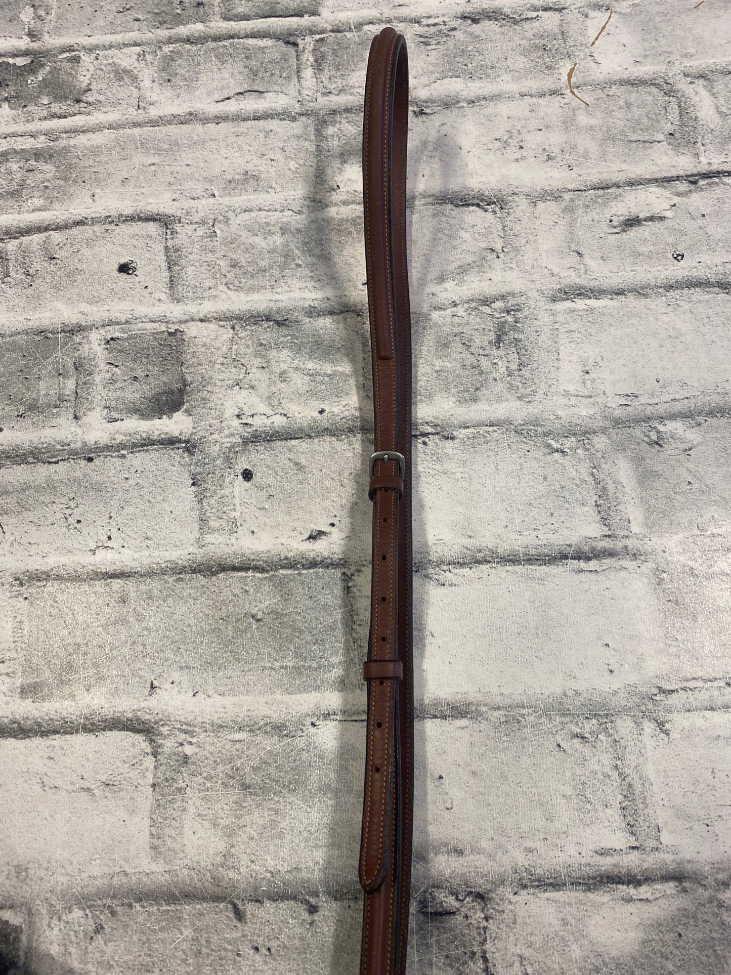 Raised Fancy Stitch Standing Martingale Brown XFull