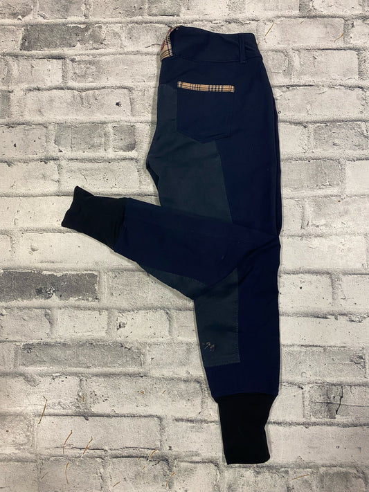 Baker 5/A FS Breeches Navy/Plaid 28