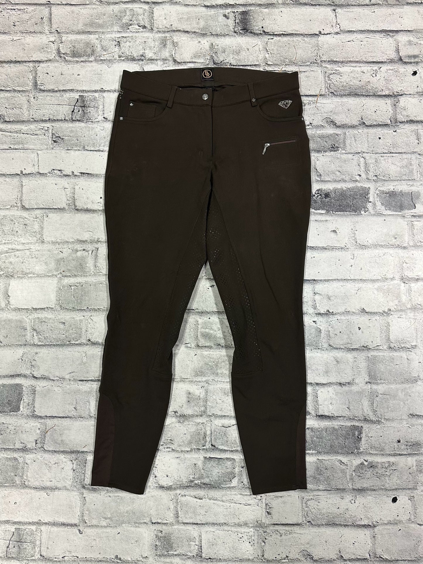 BR Full Seat Breeches Brown 32
