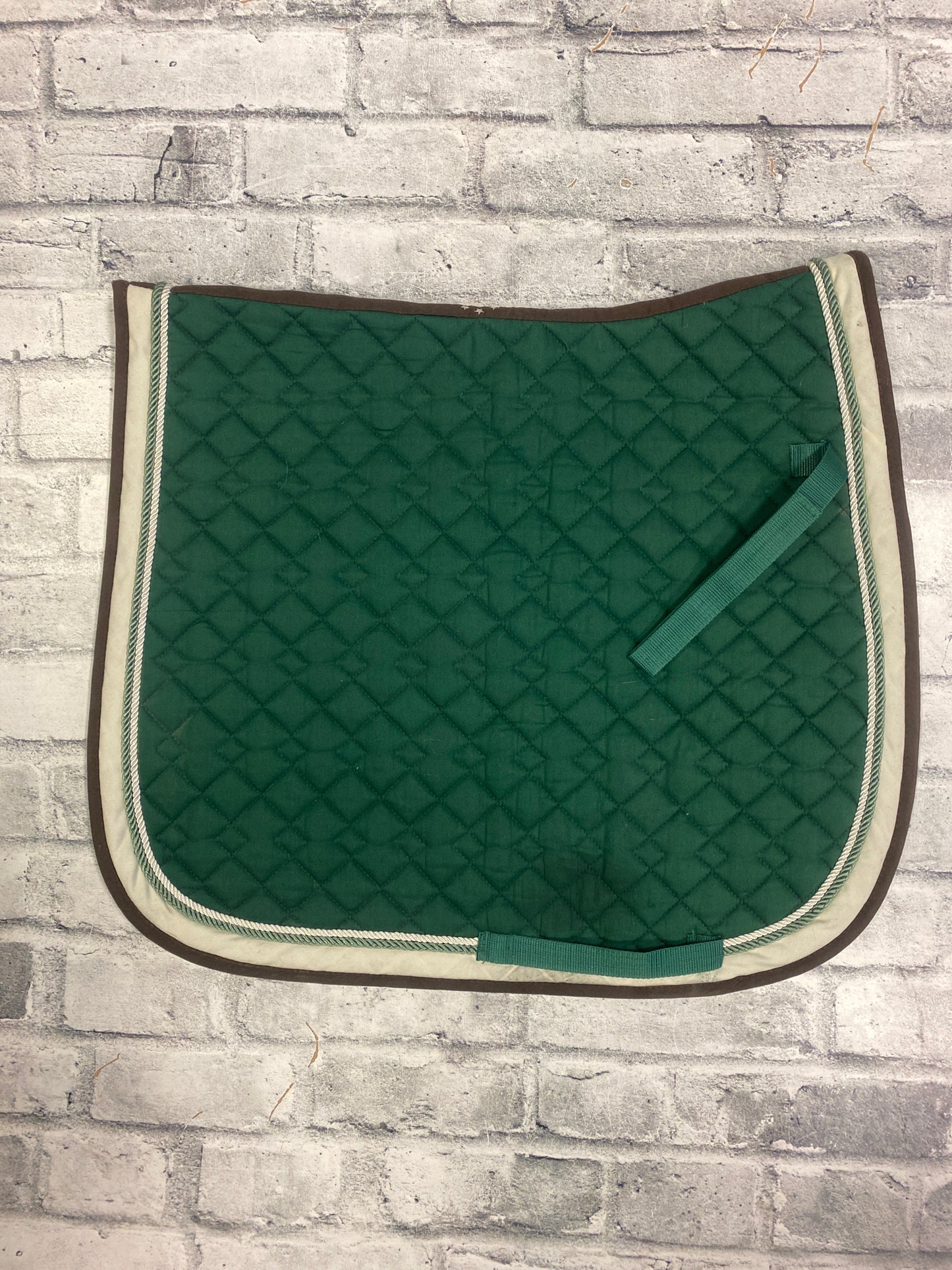 USG Dressage Saddle Pad Green/Brown