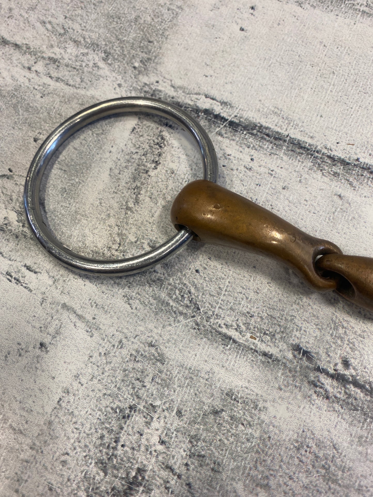 5" Loose Ring Copper Mouth Bit w Losenge