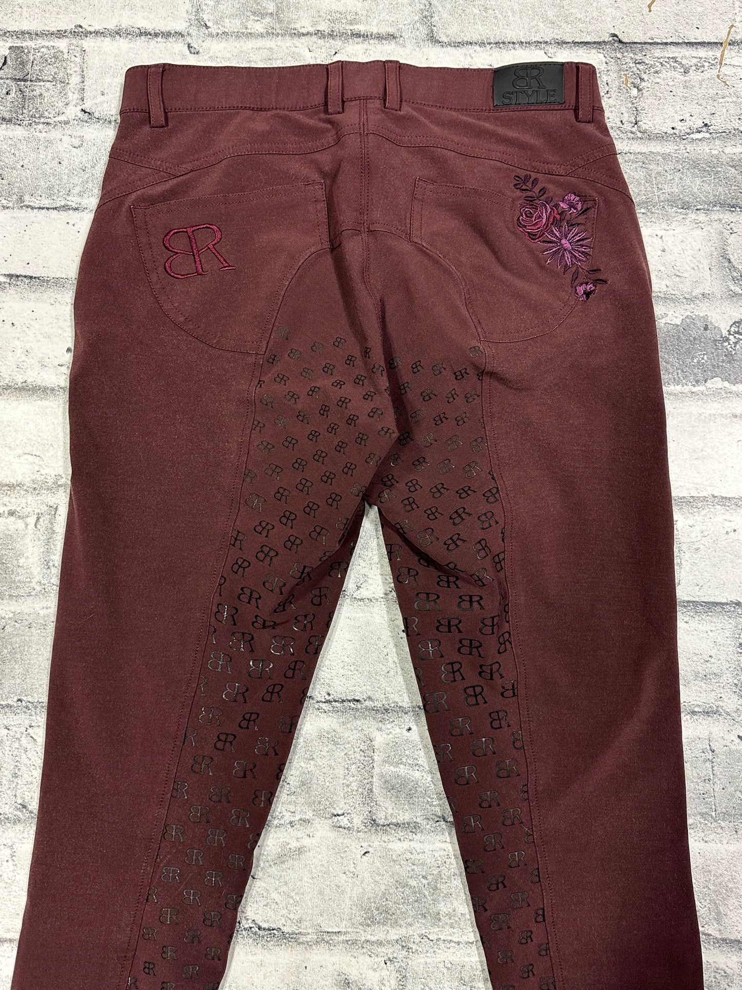 BR FS Breeches Burgundy 28