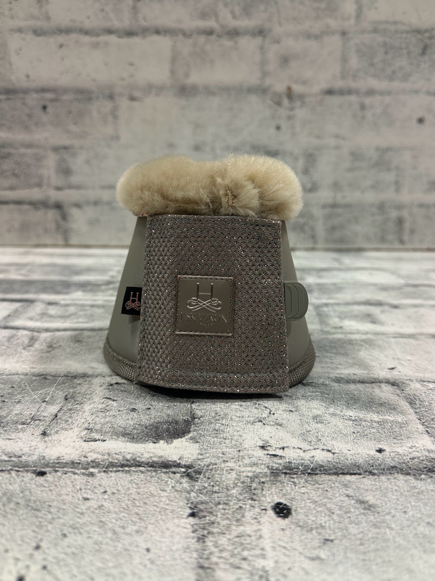 Eskadron Fuzzy Bell Boots Taupe M