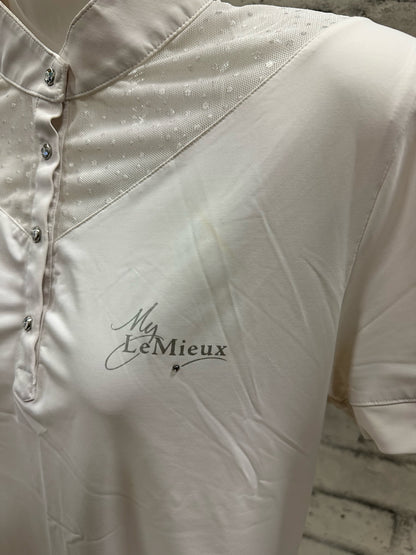 Le Mieux SS Show Shirt w/Mesh Detail L (EU 44)