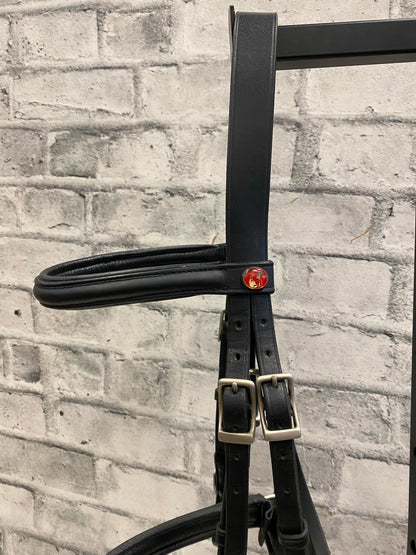 Keiffer Dressage Bridle w/ Crank Noseband Black F
