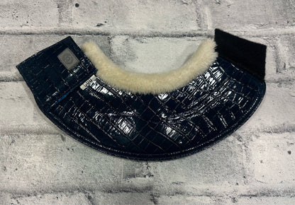 PS of Sweden Fuzzy Bell Boots Blue Croc Cob