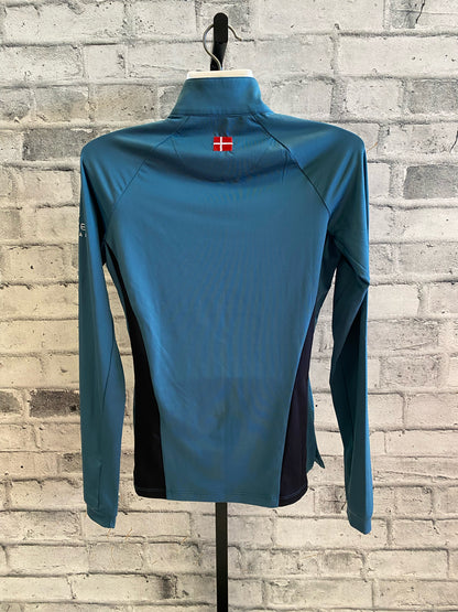 Kastel LS 1/4 Zip Shirt Teal S