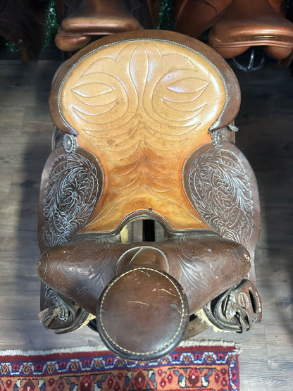 15" Eamor's Trail Saddle #1558 - Full QH (7" Gullet)