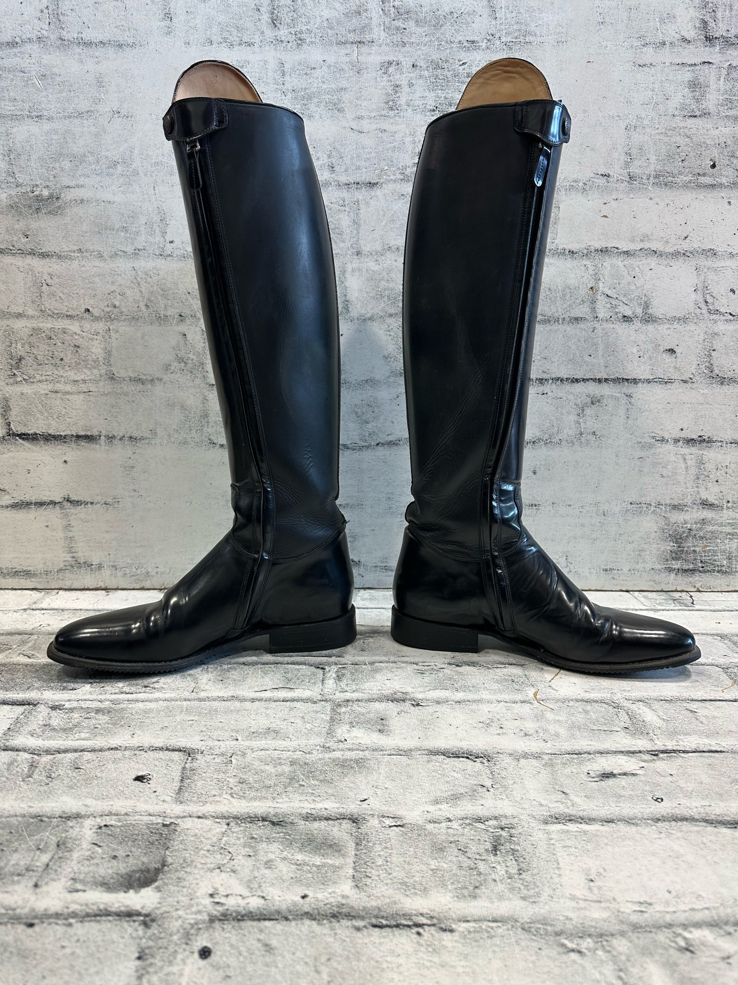 DeNiro Dressage Boots Size 10 C 12" H 18.5"