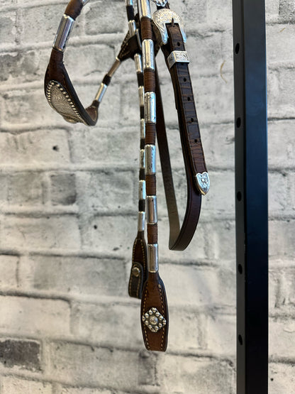Vaquero Shop Silver Browband Show Headstall