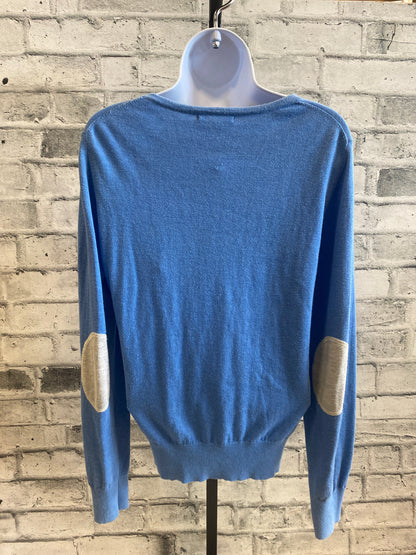 Asmar V-Neck LS Knitted Top Cornflower Blue M