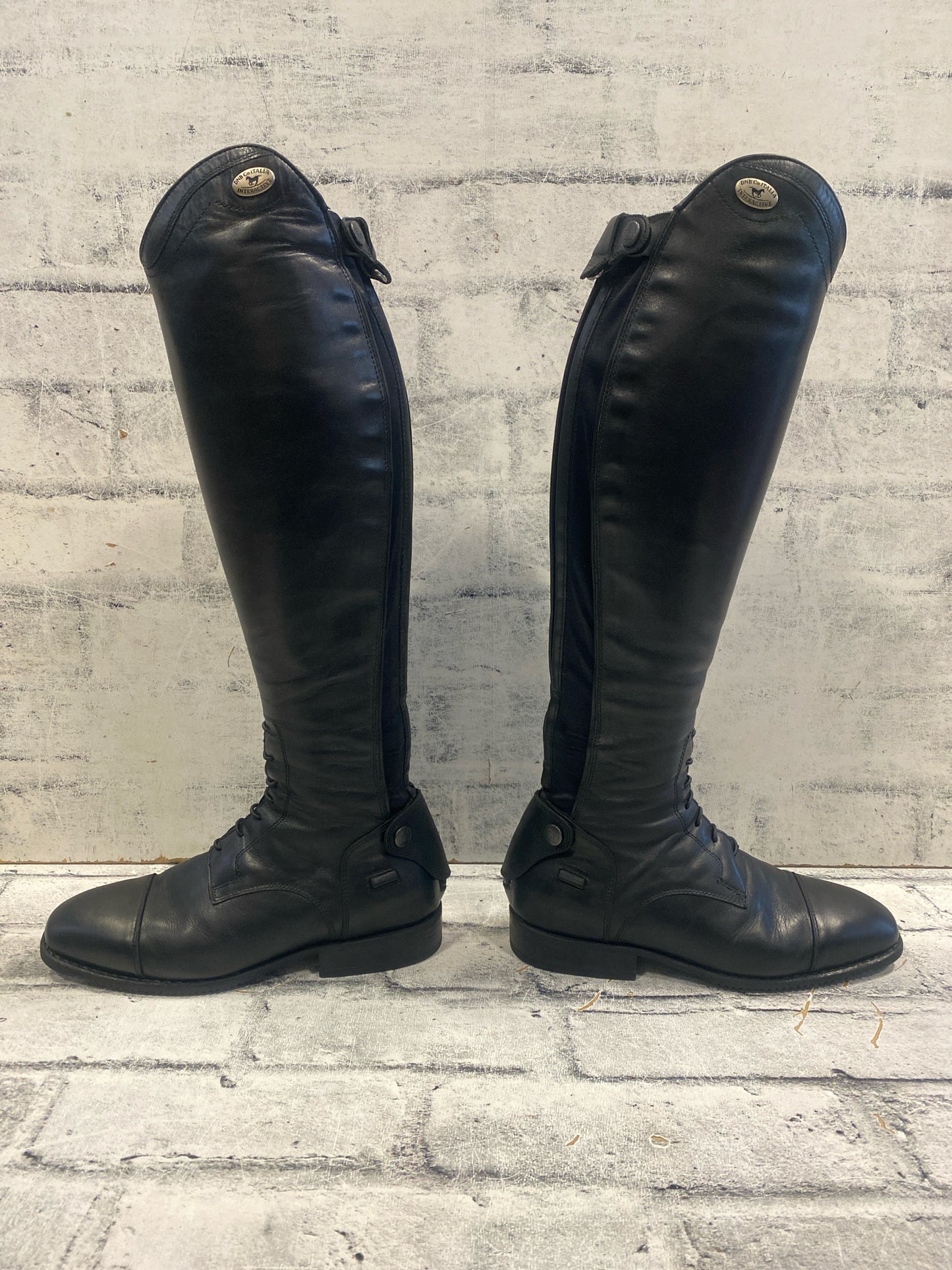 Deniro Feild Boots Black 8 H17.5" C13"