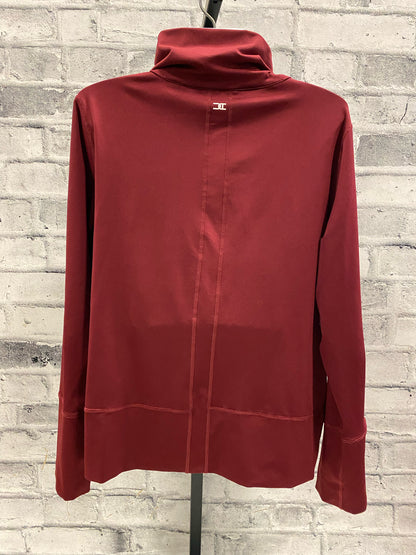 Asmar Zip Up Sweater Cranberry XL