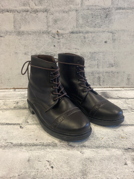 TuffRider Lace Up Paddock Boots Brown Childrens 3