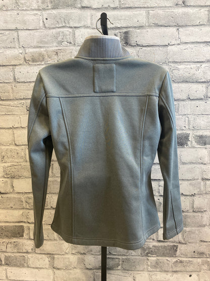 BR Zip Up Sweater Grey/Sequin M