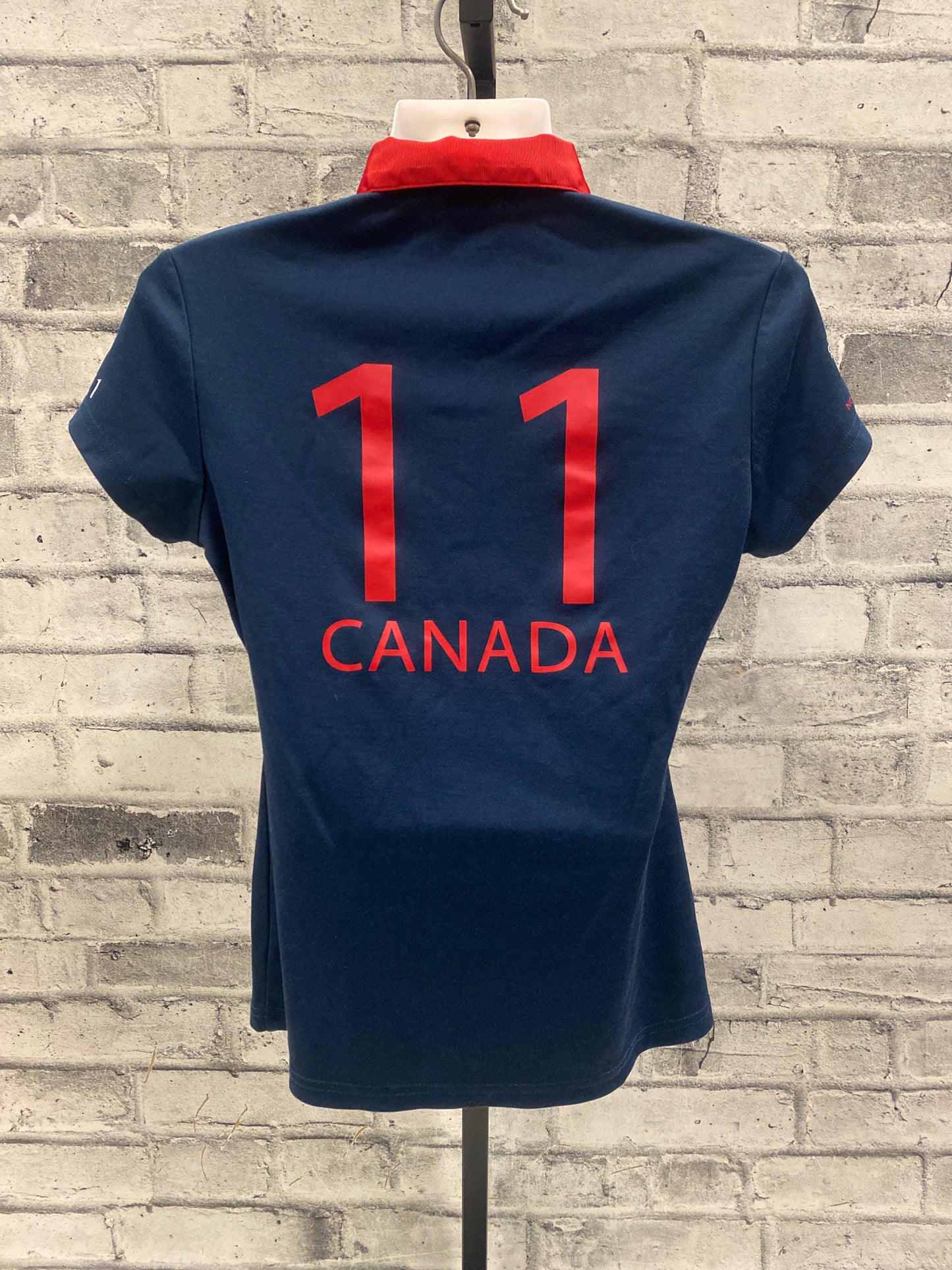 Asmar SS Polo Shirt Red/Navy XXS