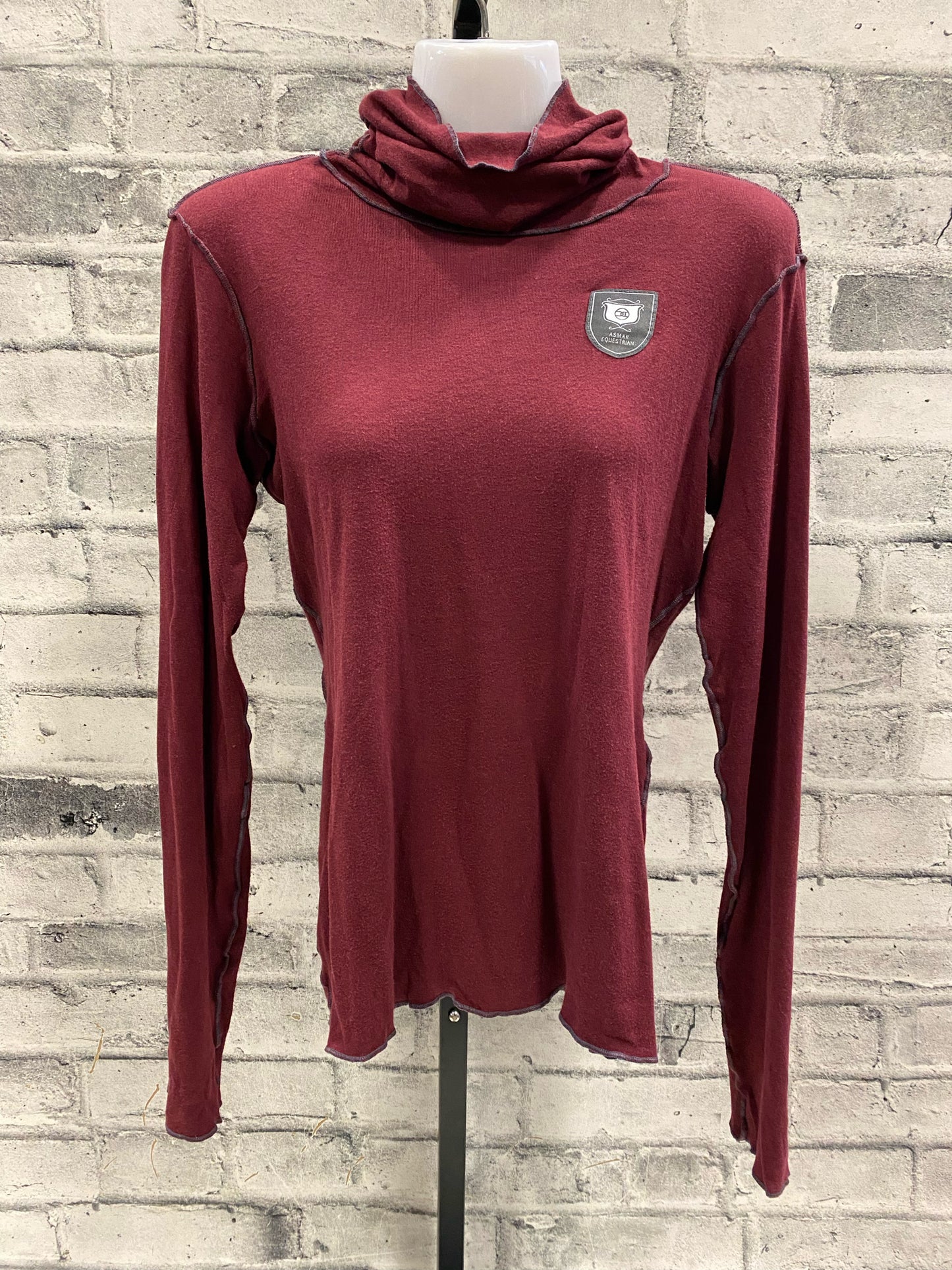 Asmar LS Turtleneck Burgundy S
