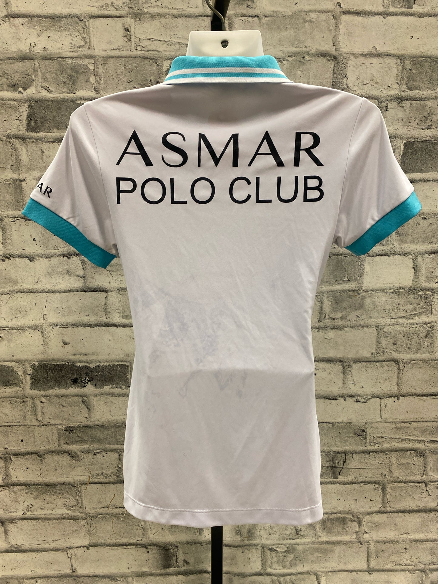 Noel Asmar SS Polo White & Teal XS