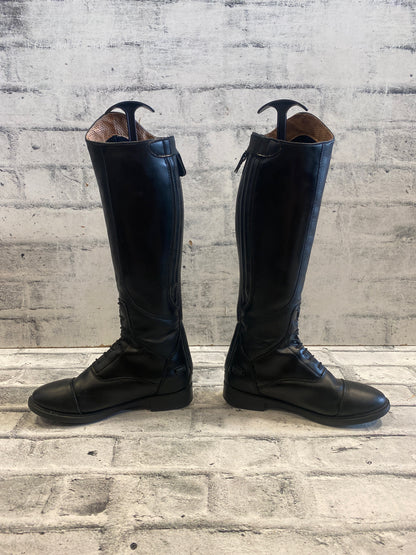 Horze Childrens Feild Boots Black 5 H 14.5" C 11"