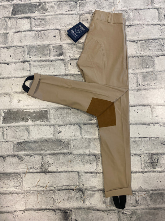 Elation Platinum Chelsea KP Breeches Tan Childrens 12 NEW