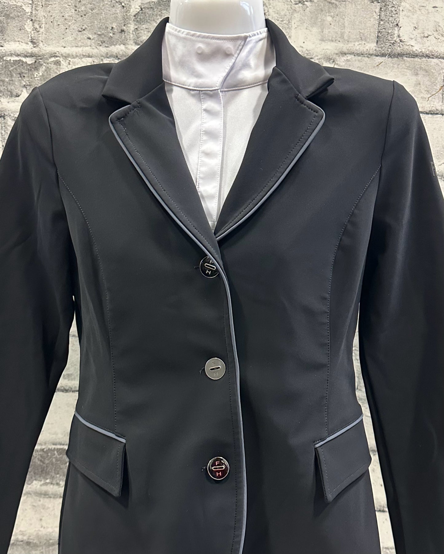 For Horses Christina Luxe Show Jacket Black S