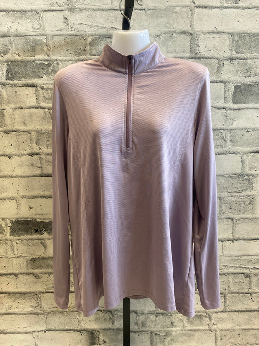 Kerrits 1/4 Zip LS Shirt Purple XL
