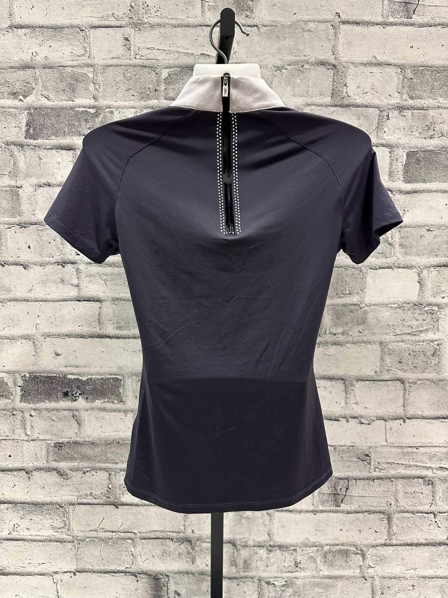 AA Platinum SS Show Shirt Navy/White XS