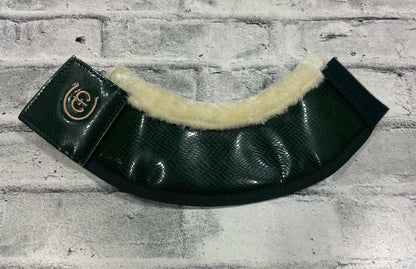 Equestrian Stockholm Green Croc Bell Boots Cob NEW