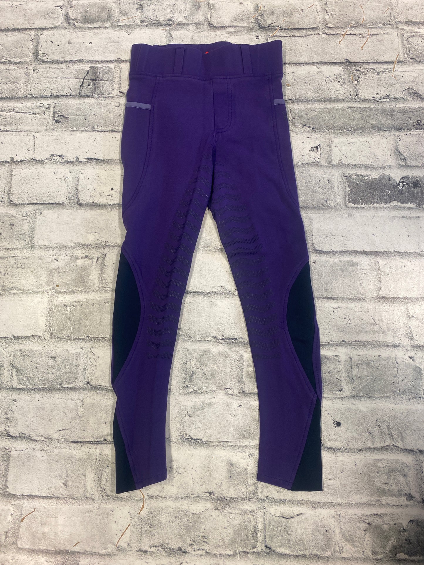 Elation Red Label FS Pull On Breeches Purple Childrens M