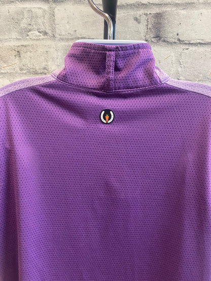 Kerrits 1/4 Zip SS Shirt Purple Childrens M