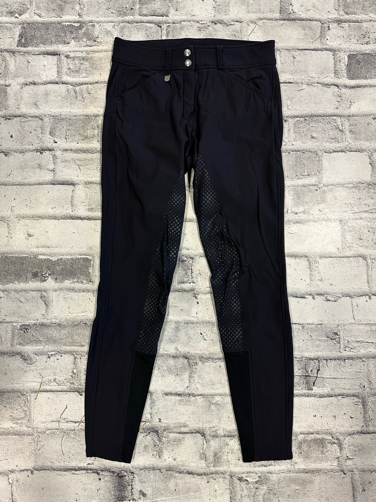 Horze FS Silicone Grip Breeches Black 26
