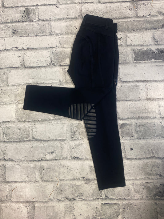 Elation Red Label KP Pull On Breeches Black Childrens M