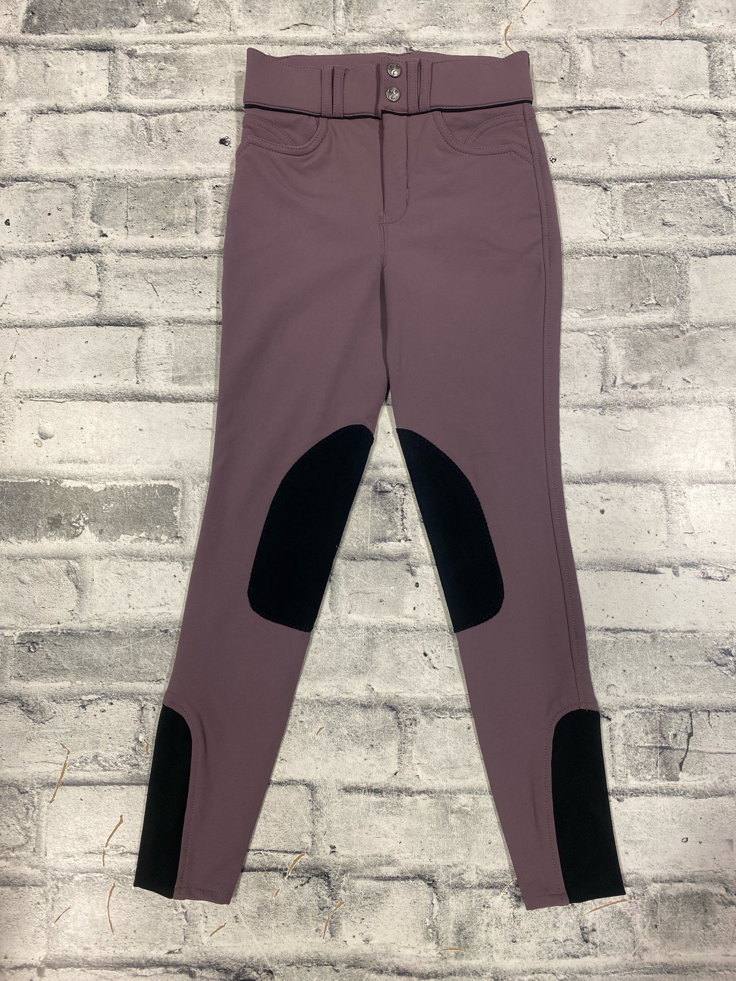 Elation Platinum KP Breeches Mauve Childrens 12