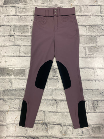 Elation Platinum KP Breeches Mauve Childrens 12
