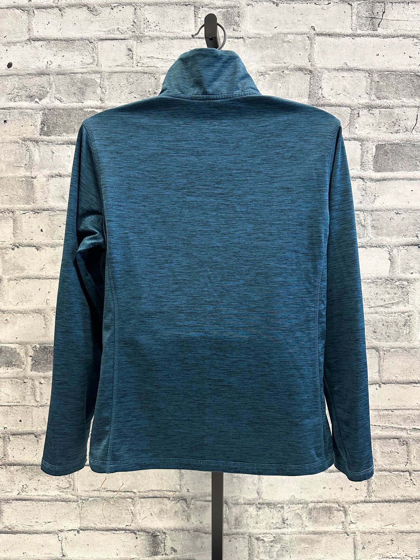 TemtEQ 1/4 Zip LS Shirt Heathered Blue M
