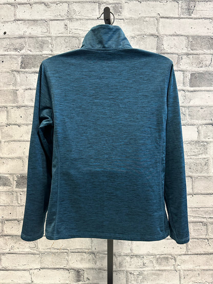TemtEQ 1/4 Zip LS Shirt Heathered Blue M