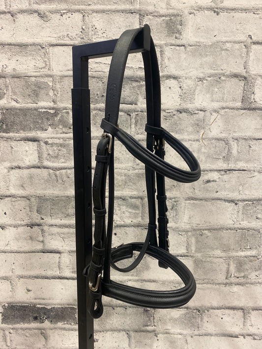 Bobby's Tack Dressage Bridle Black Full