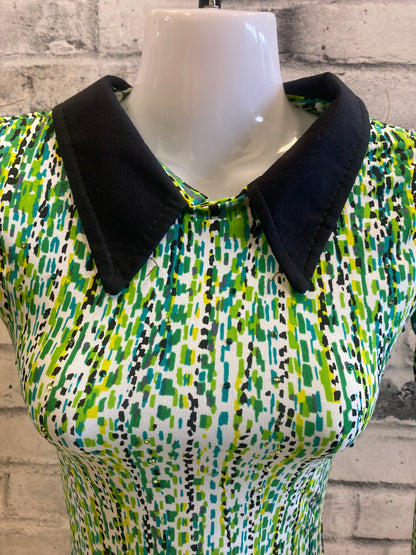 Western Show Shirt Green Multi/Black Youth L