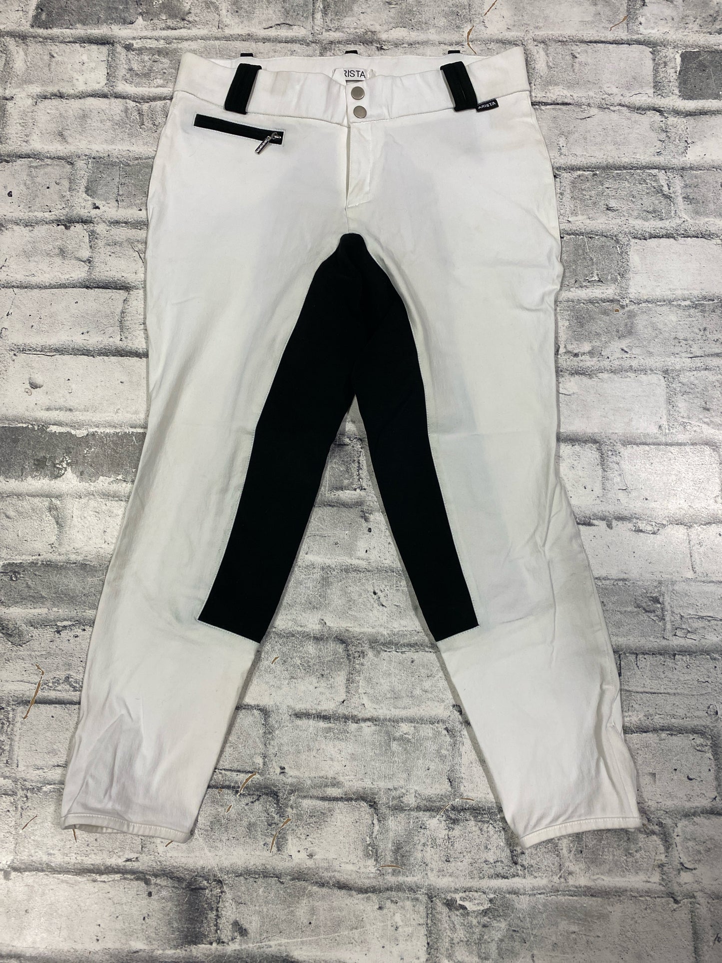 Arista FS Breeches White & Black 32R