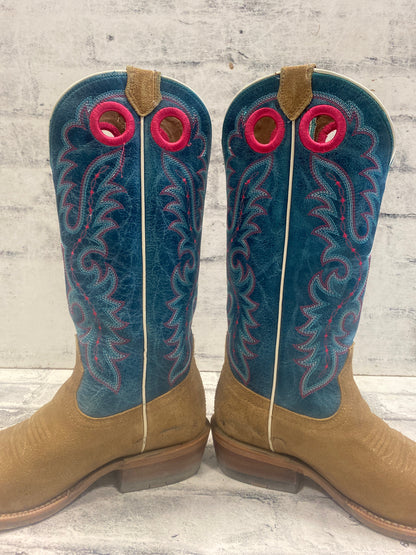 Ariat Futurity Western Boots Roughout/Teal 9.5B