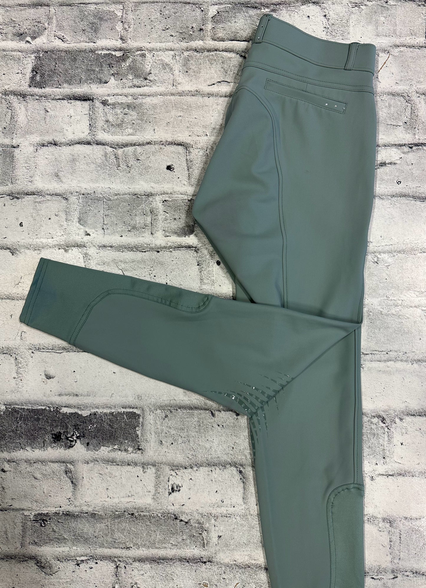 Elation Diamond FS Grip Breeches Seafoam 30