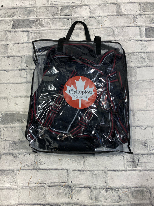 54" Champion 200g Winter Turnout Black & Red NEW