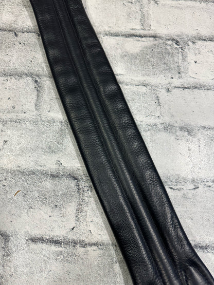 26" Leather Dressage Girth Black