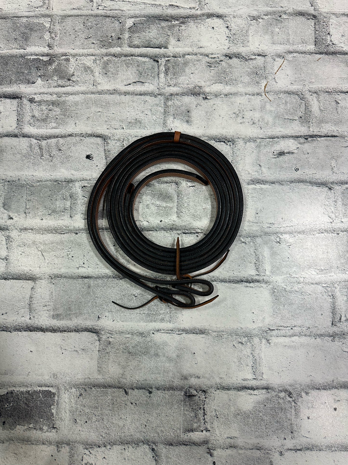 Light Oil Double Stitch Split Reins